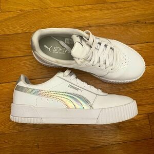 Puma Carina 2.0 Holographic Stripe Sneaker